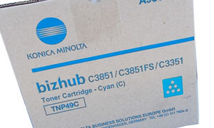 картридж Konica Minolta TNP49C (A95W450) заправка картриджа Konica Minolta TNP49C (A95W450)
